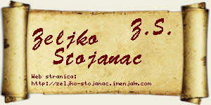 Željko Stojanac vizit kartica